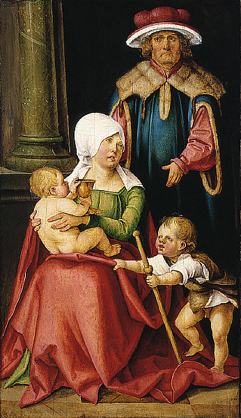 Mary Salome and Zebedee with their Sons James the Greater and John the Evangelist